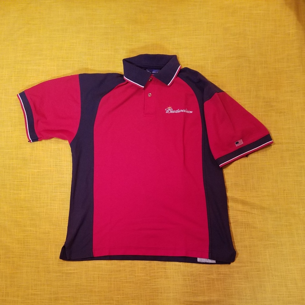Vintage Budweiser Polo USA Made